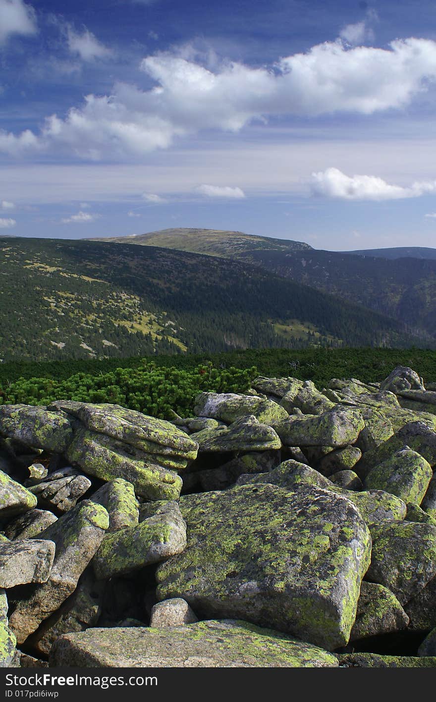 Giant moutains in the zcech republic. Giant moutains in the zcech republic