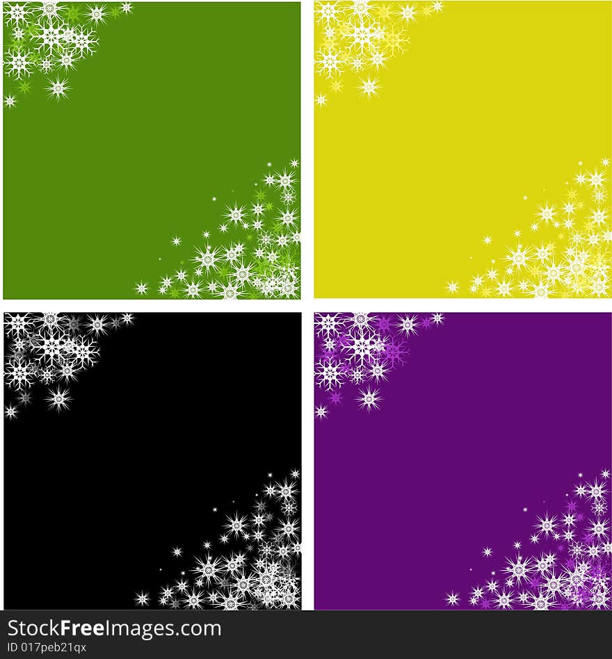 Snowflakes background