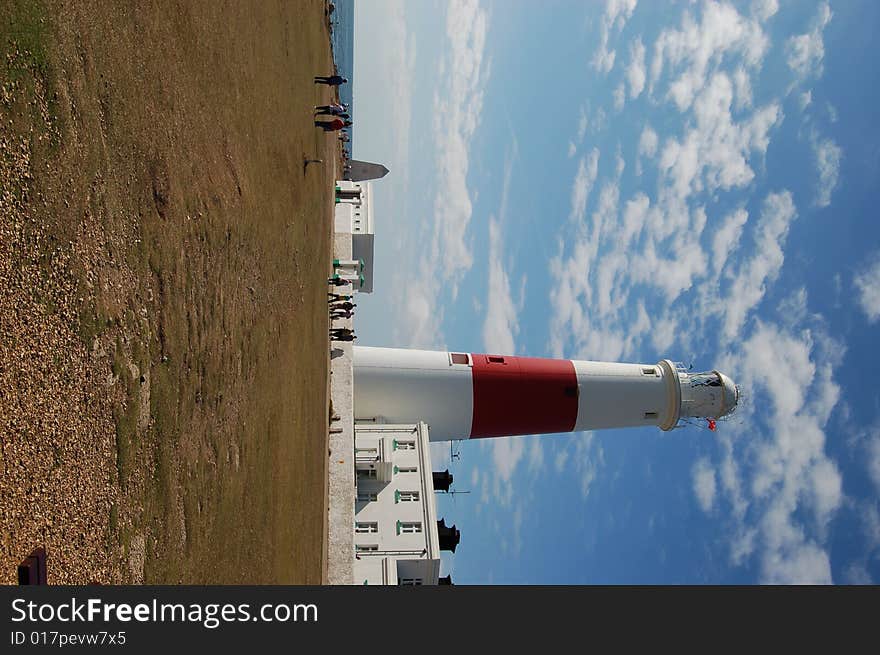 The famous Portland Bill Lighthouse.