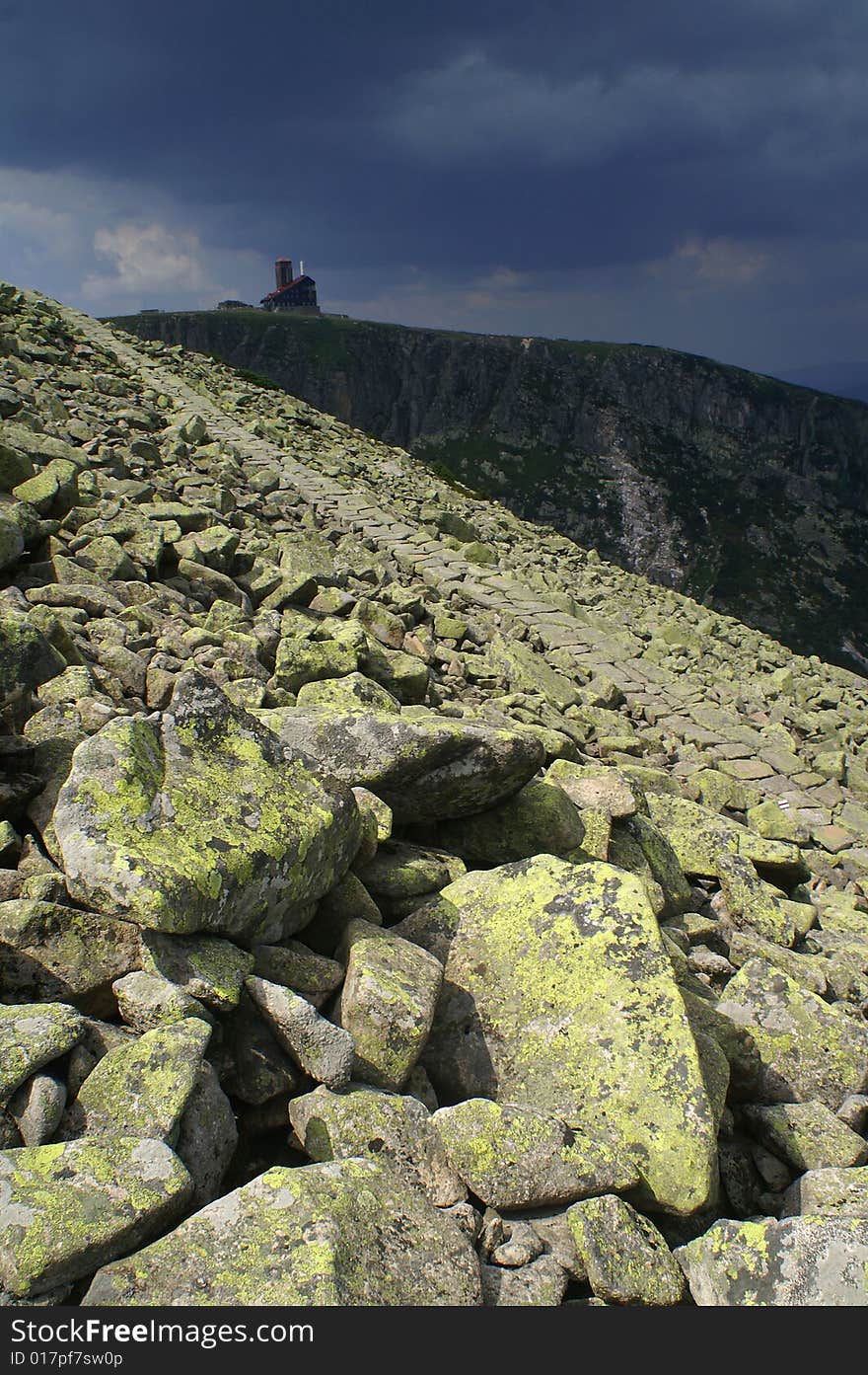 Giant moutains in the zcech republic. Giant moutains in the zcech republic