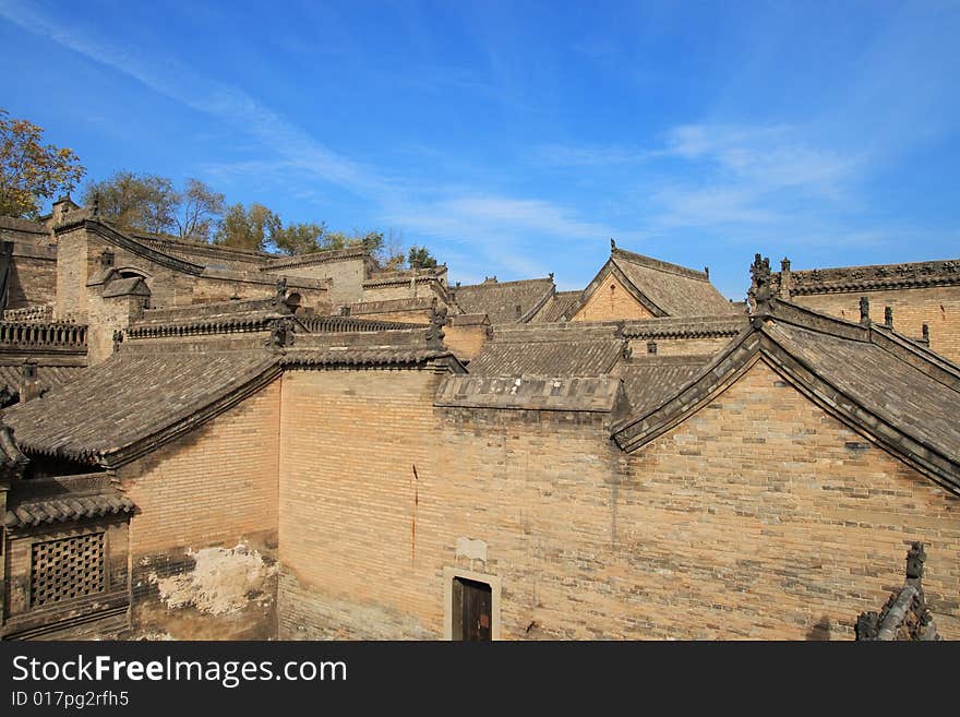 This photo was taken in the Wang's Grand Courtyard in ShanXi province of China. This photo was taken in the Wang's Grand Courtyard in ShanXi province of China.