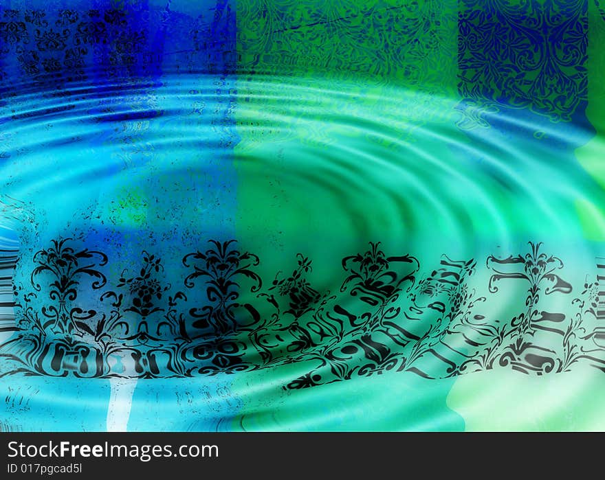 Background paper  wave water ripple wall paper web page. Background paper  wave water ripple wall paper web page