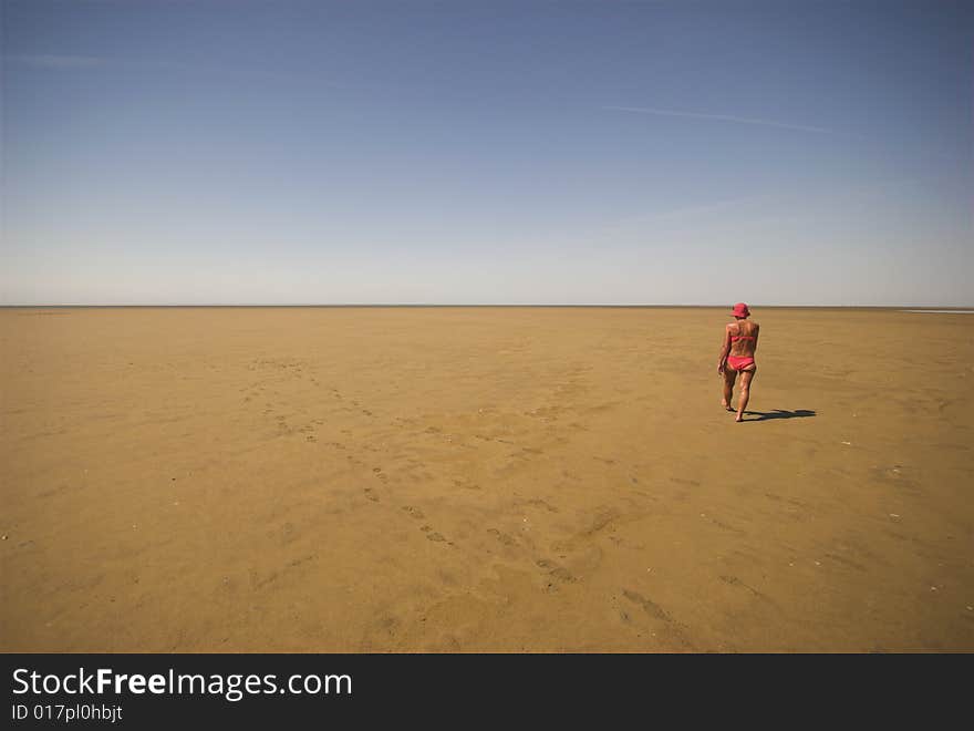 Walking On Sand