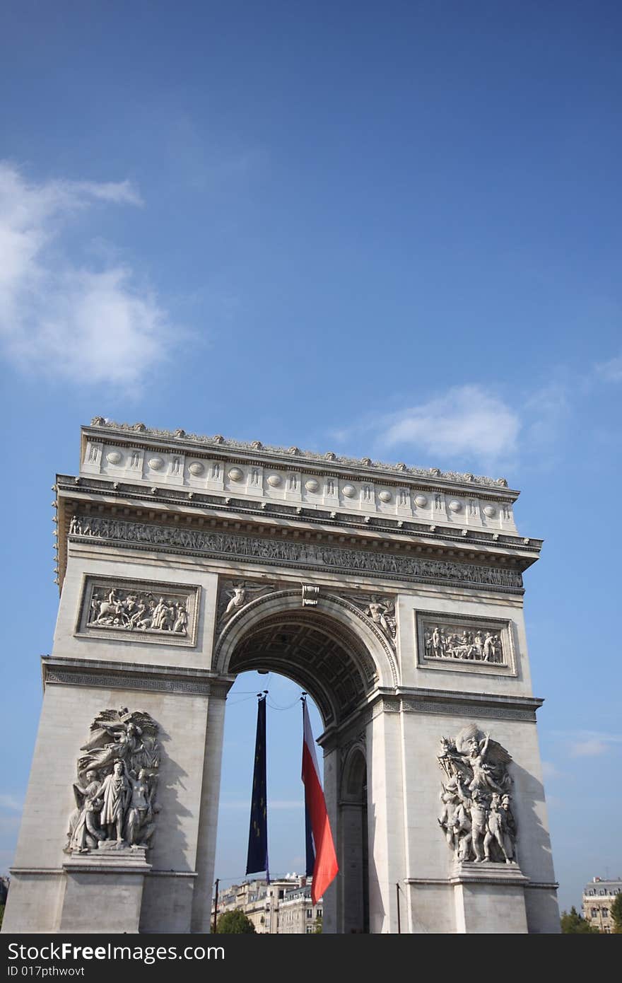 Arc de Triomphe, Paris, France