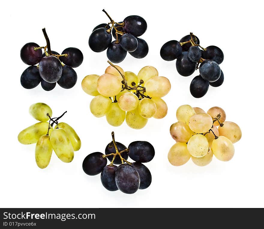 A Set Colorful Grape