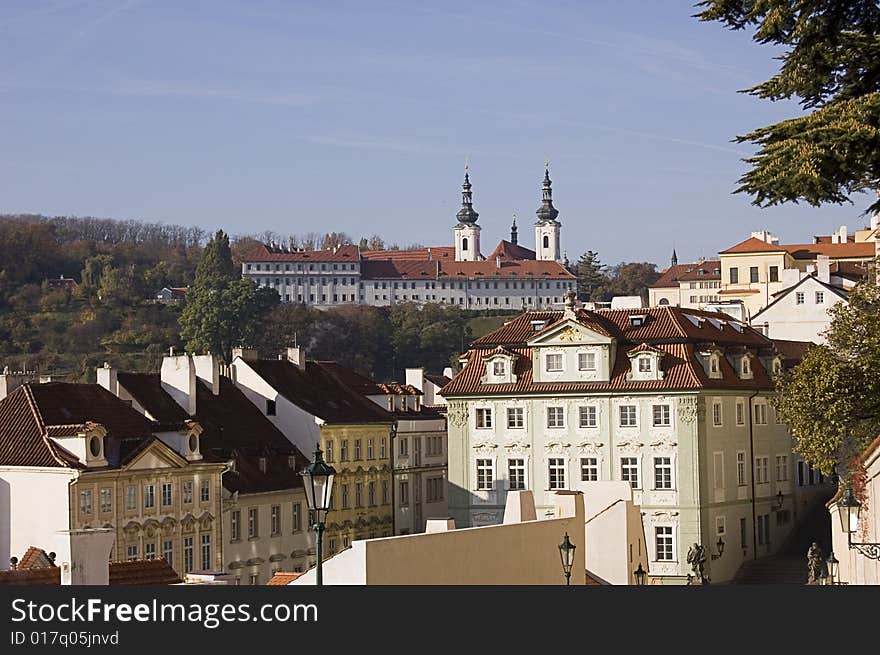 View of cathedral in Prague