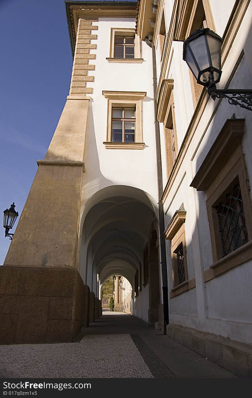 Architecture Of City Center In Prague