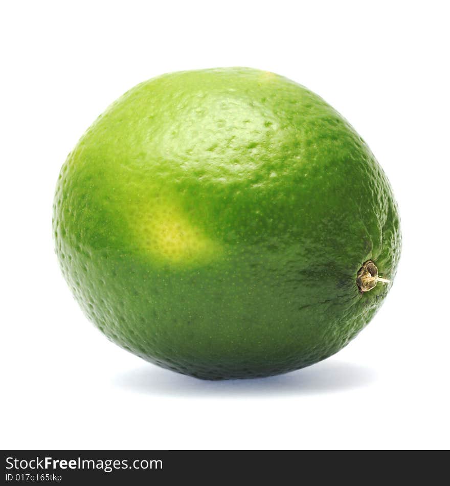 Lime Isolated On White Background