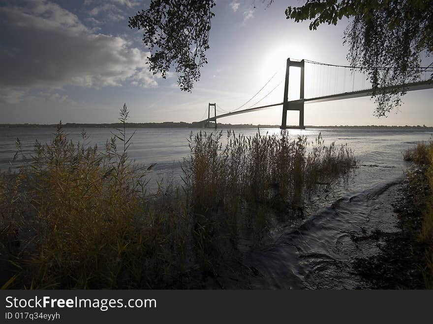 Danish Bridge.
Suspension Bridge from Jutland to Funen in Denmark