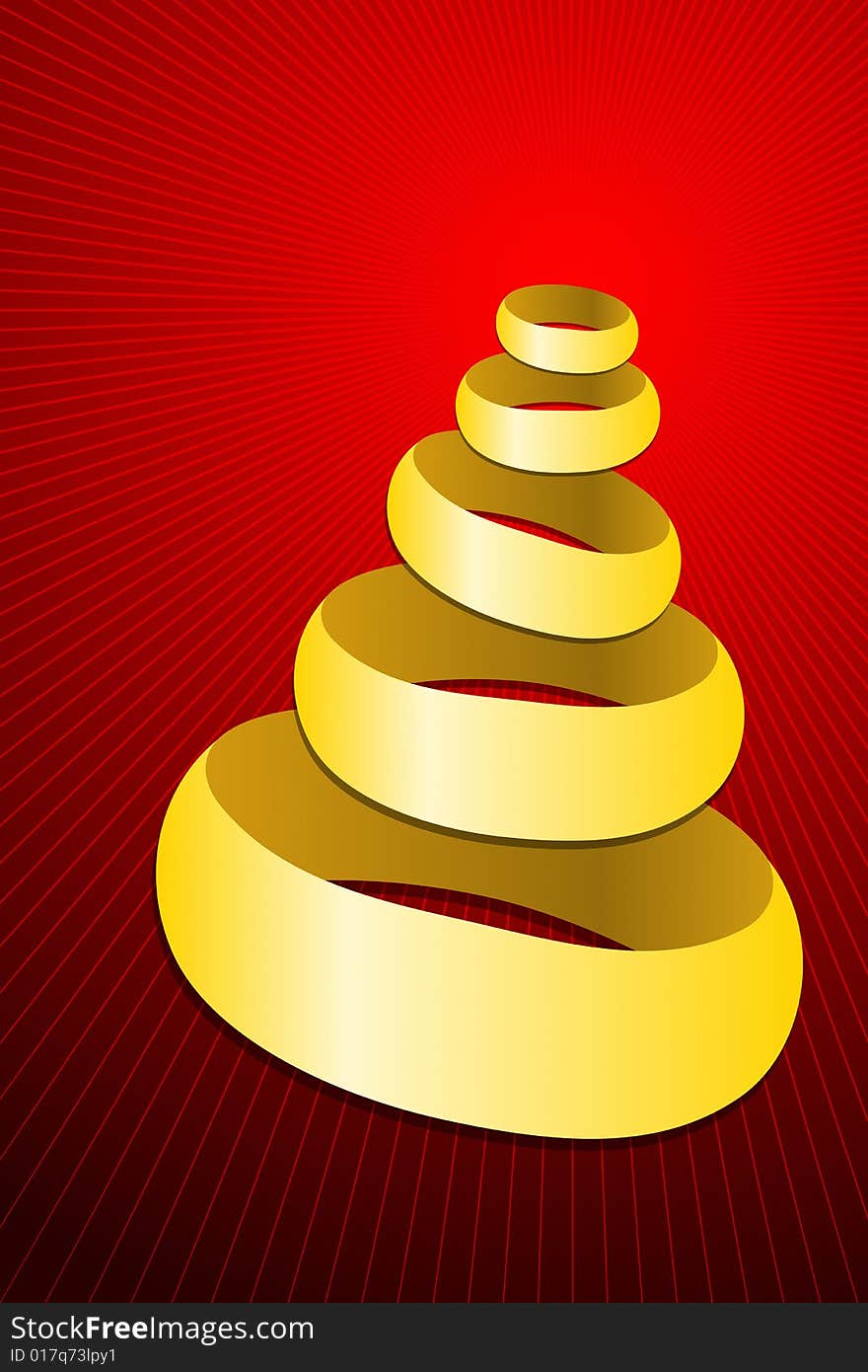 Vector illustration of Christmas Tree