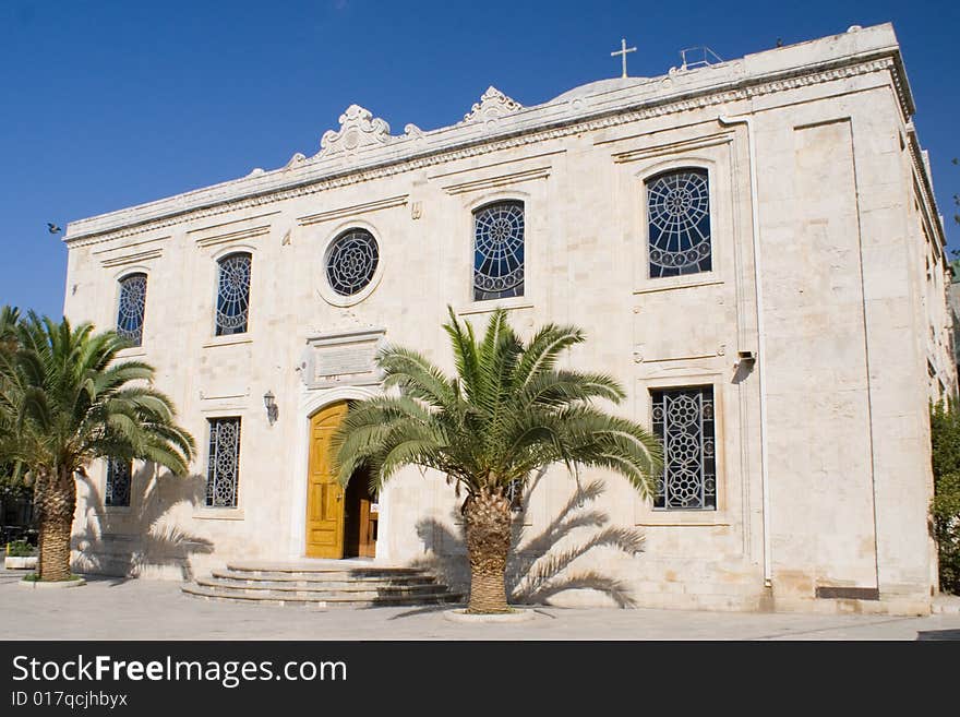 Church Of Ayos Titos, Heraclion, Crete, Greece