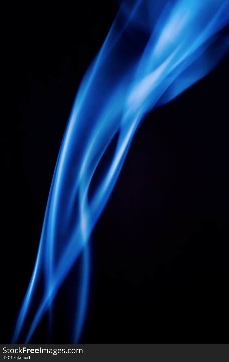 Blue Smoke abstract