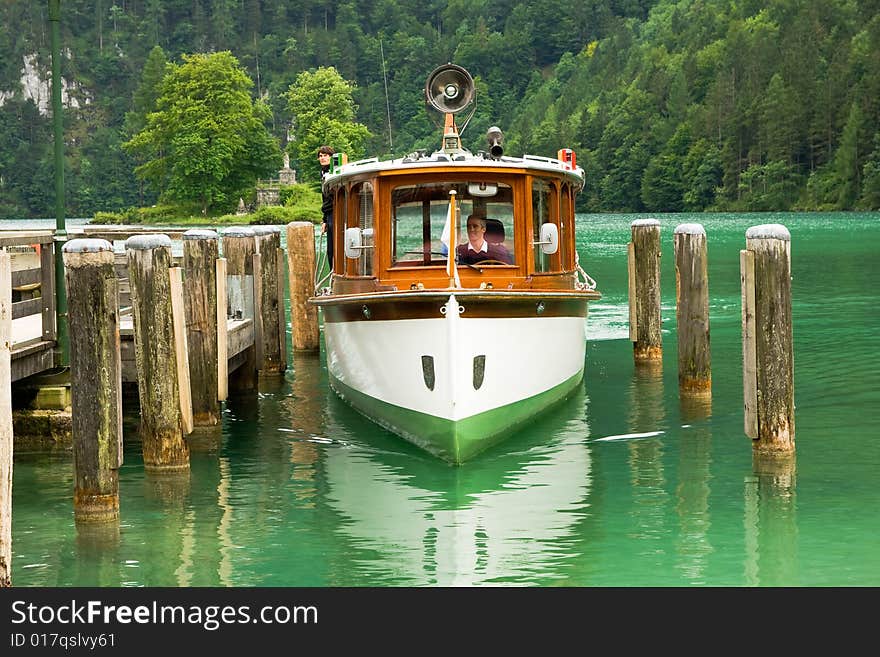 Cruise boat on the lake