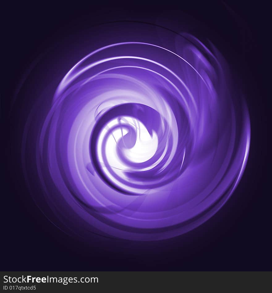 Abstract violet sphere on a dark background. Abstract violet sphere on a dark background