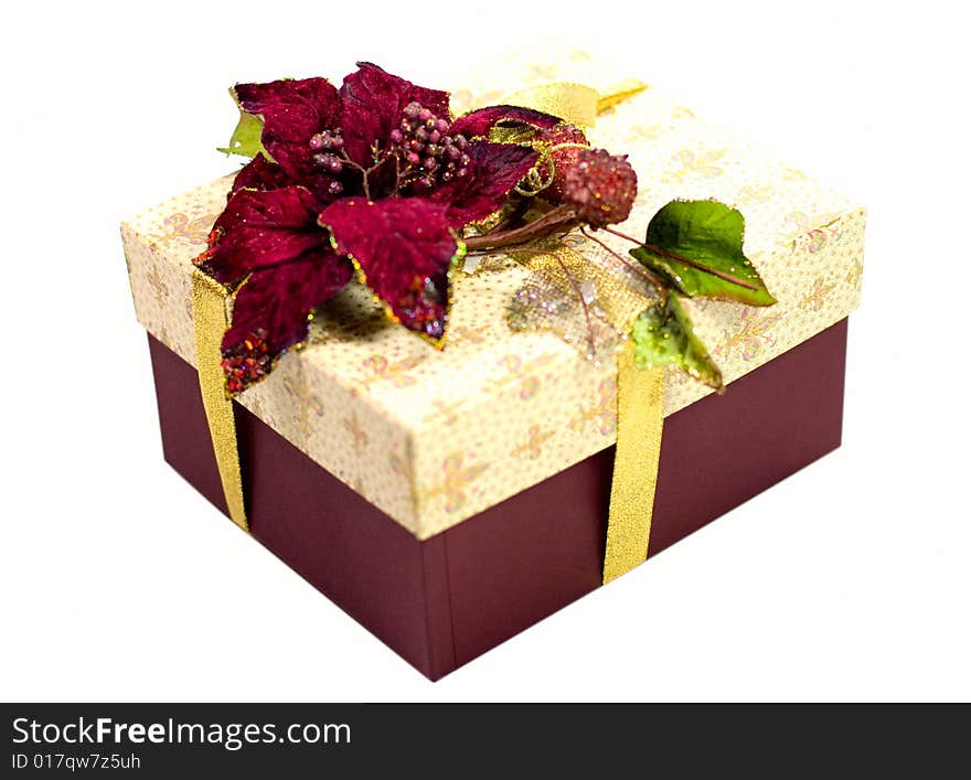 Gift box with beautiful decoration