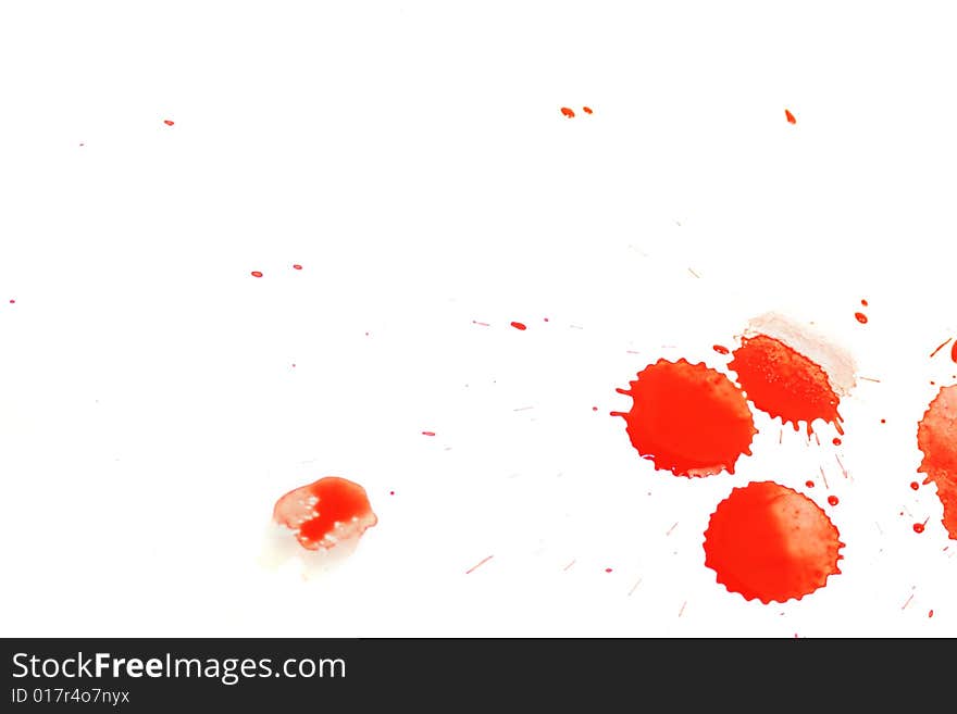 Blood splatters