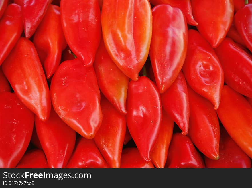 Red peppers