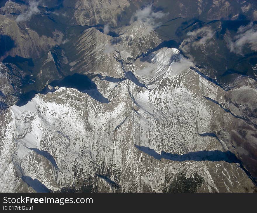 Rockies from Above