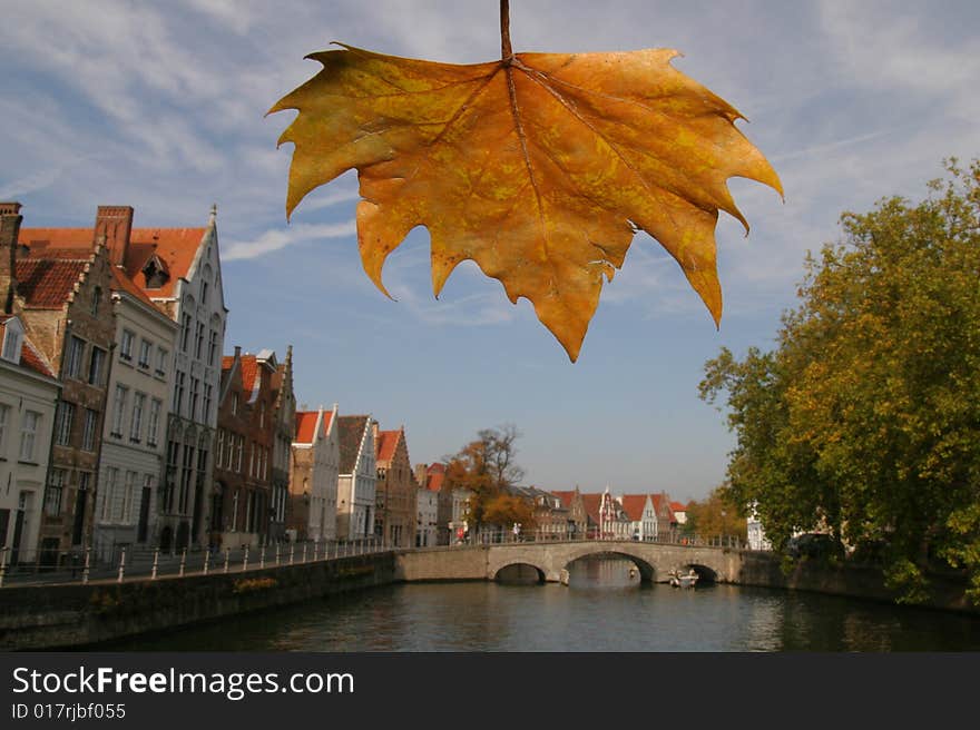 Fall in Brugge, Belgium