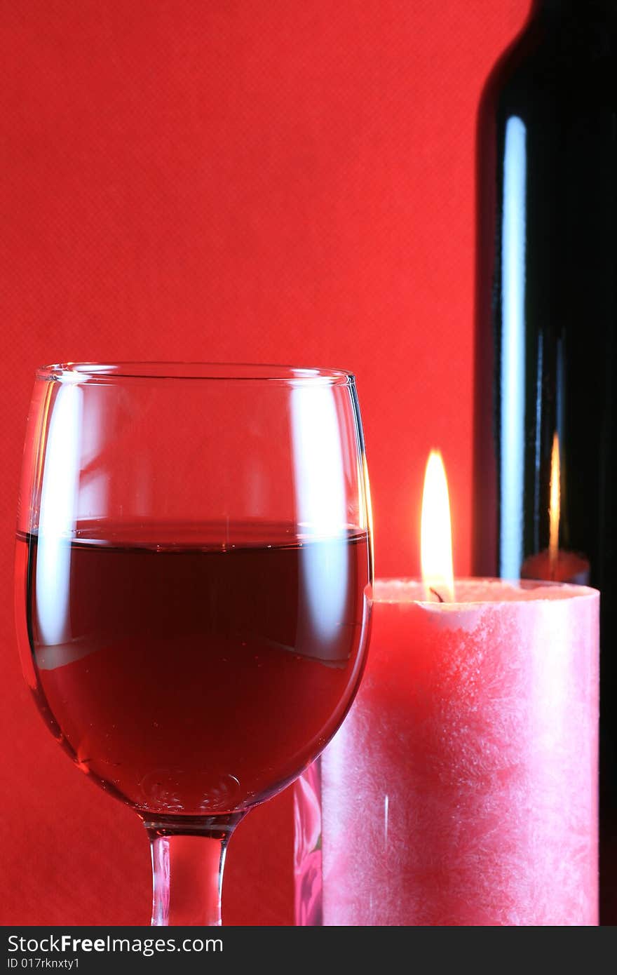 Wine and Candle