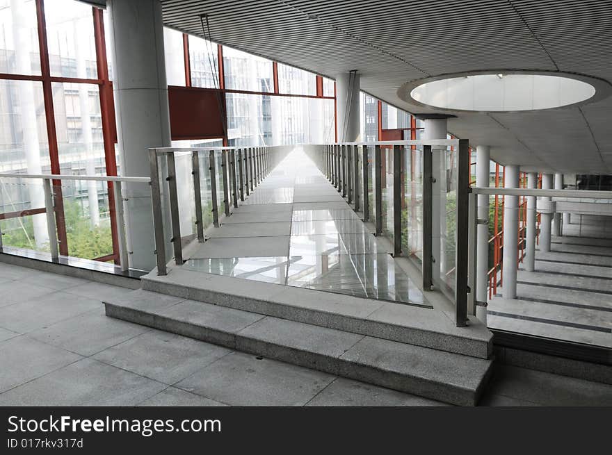 The Corridor In Modern Building