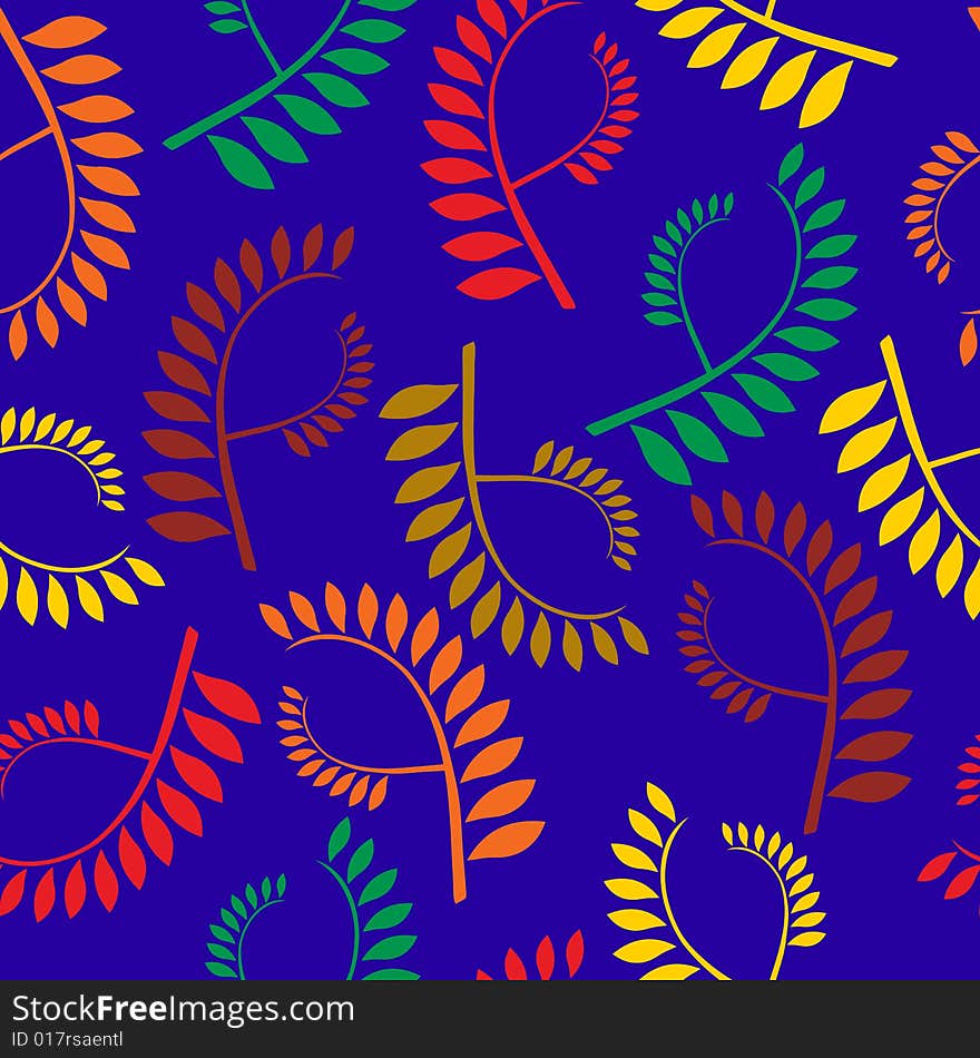 Seamless Wallpaper Tile Design Abstract Illustrati