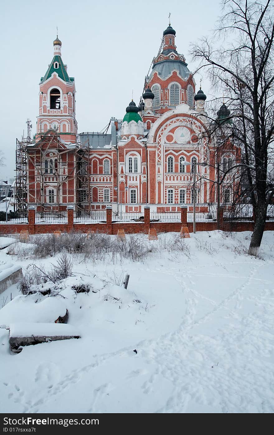 Mikhail Arkhangel temple in Jur'ino village, Marij El republik, Russia