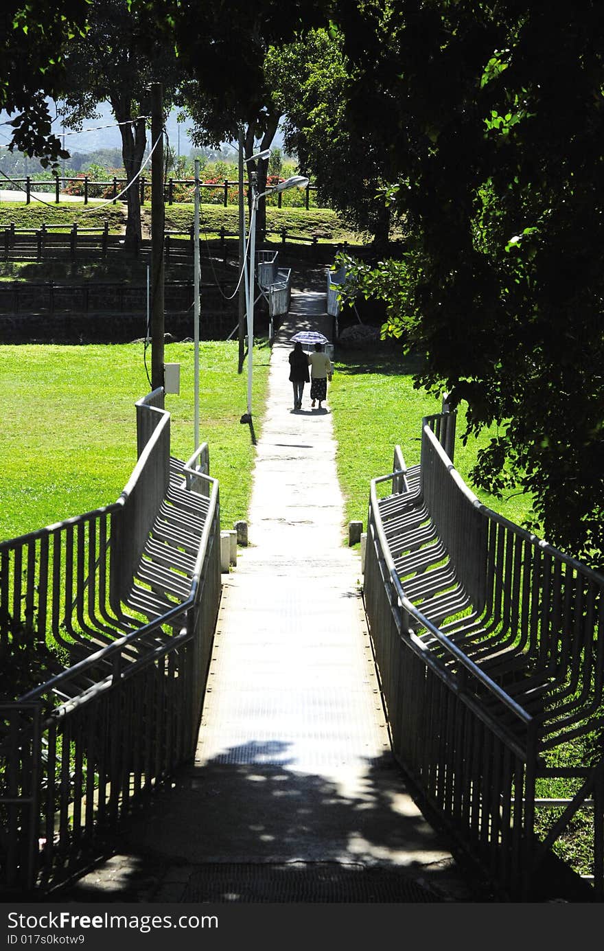 Bridge in the sun