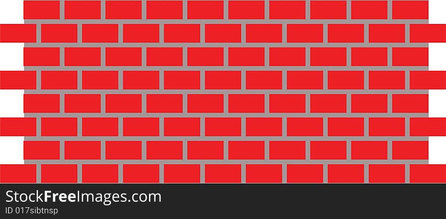 Illustration of a brick wall