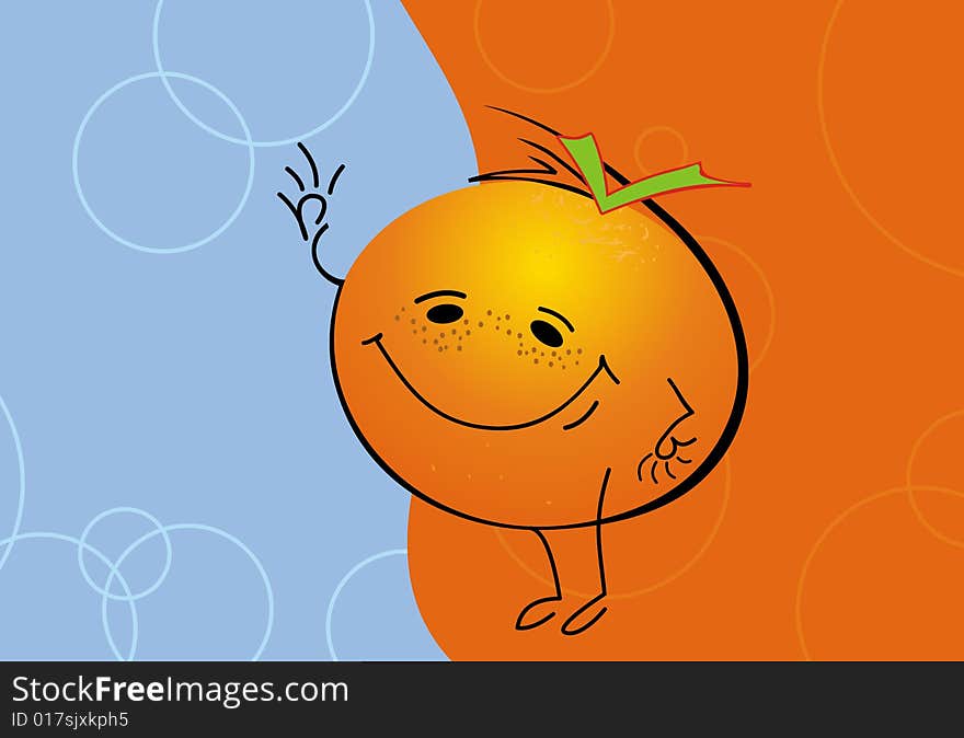 Happy Orange Man