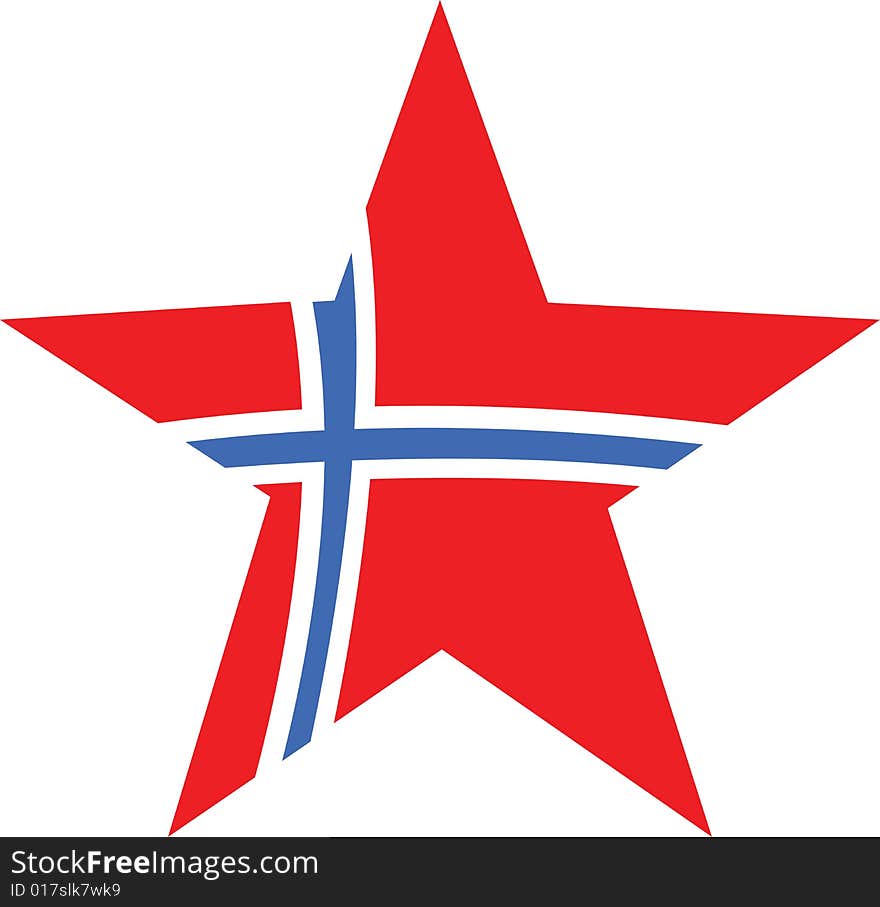 Illustration of a norway star