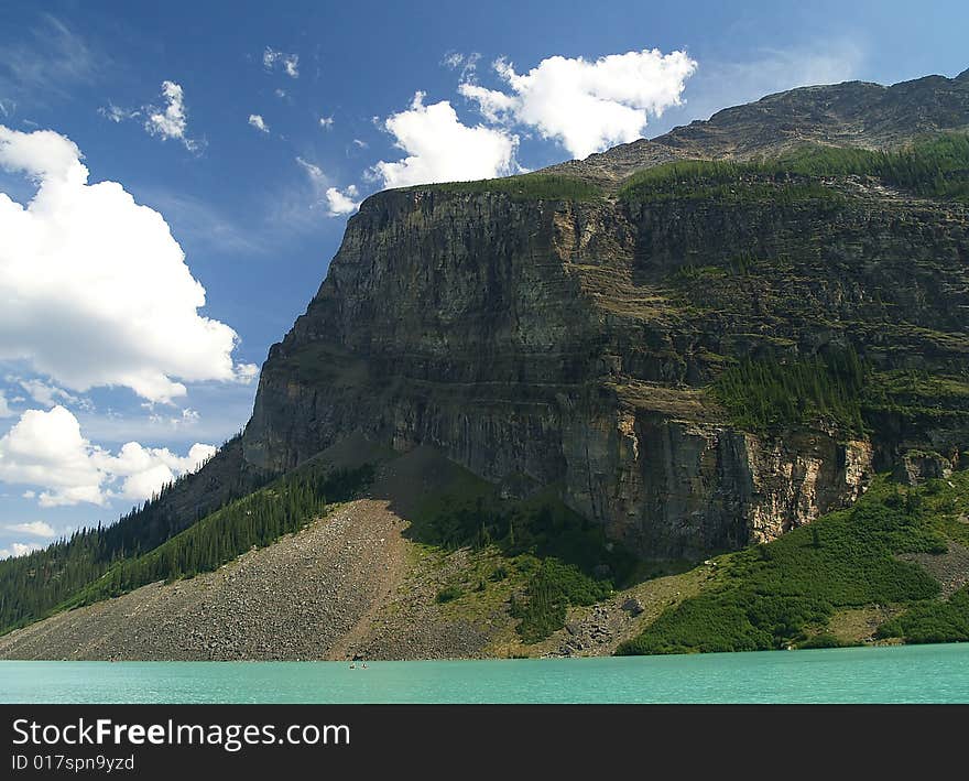 Mountain At Lake Louise