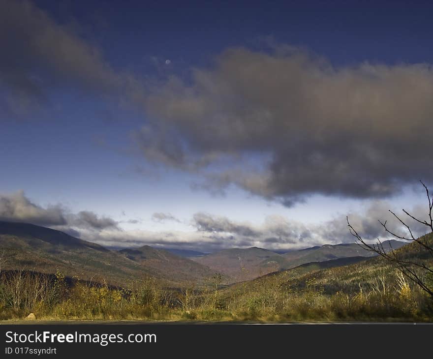 Foliage in the Mountain Morning. Foliage in the Mountain Morning