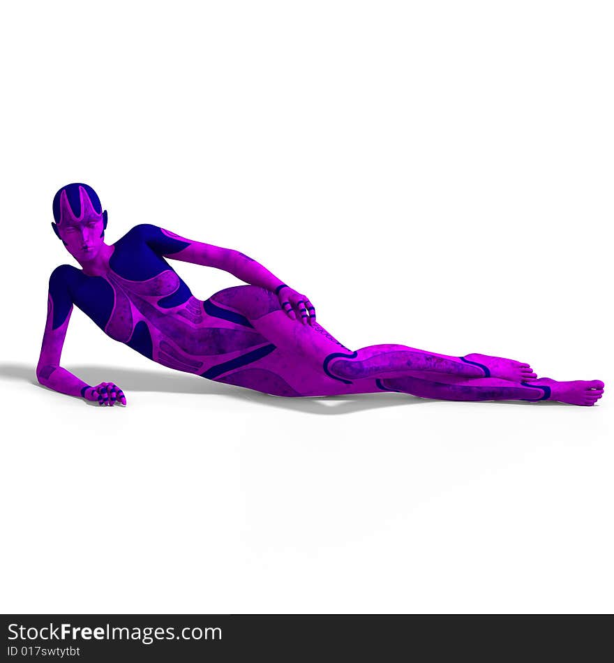 Sexy female android or robot
With Clipping Path. Sexy female android or robot
With Clipping Path