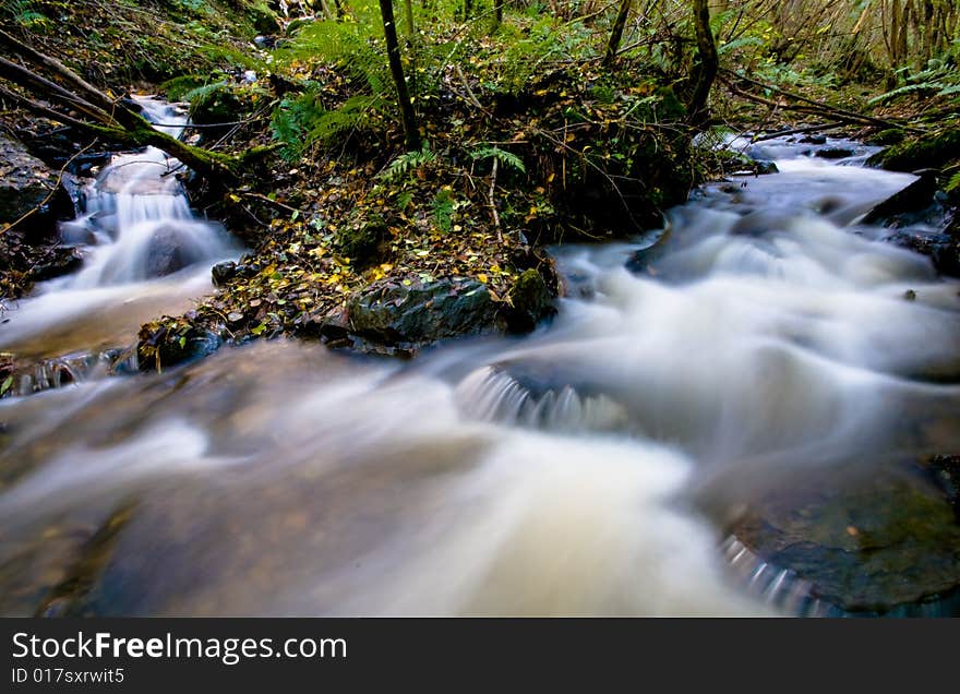 Beautiful , tranquil flowing river scene. Beautiful , tranquil flowing river scene