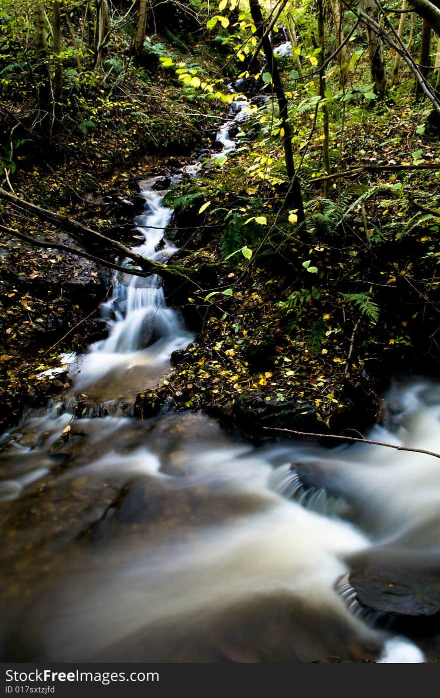 Beautiful , tranquil flowing river scene. Beautiful , tranquil flowing river scene