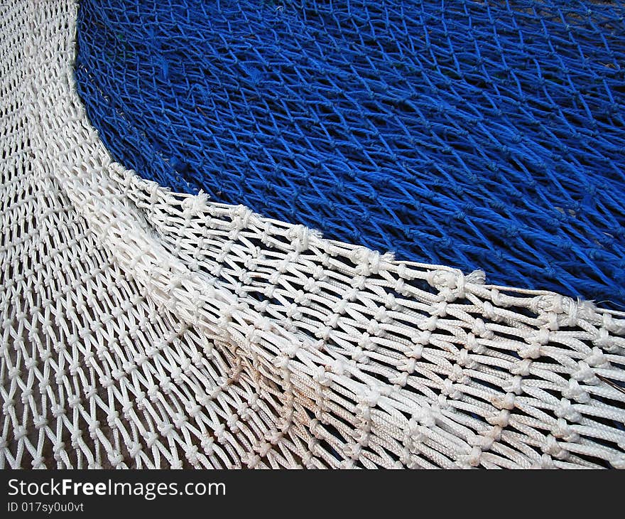 Blue and white Nets