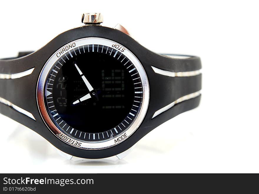 Isolated sport watch image on the white background