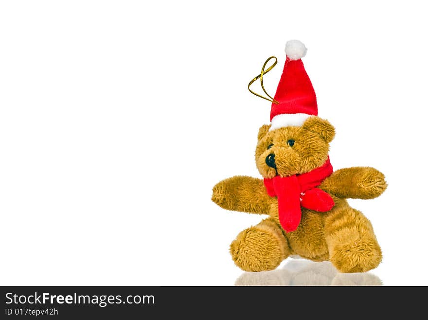 Santa Claus Bear figurine for decoration. Santa Claus Bear figurine for decoration