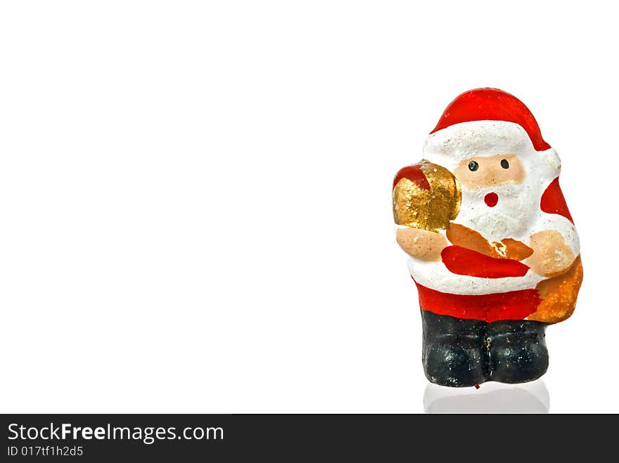 Old Vintage Santa Claus decoration figurine