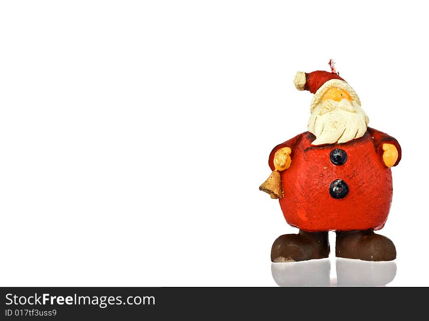 Santa Claus candle decoration figurine