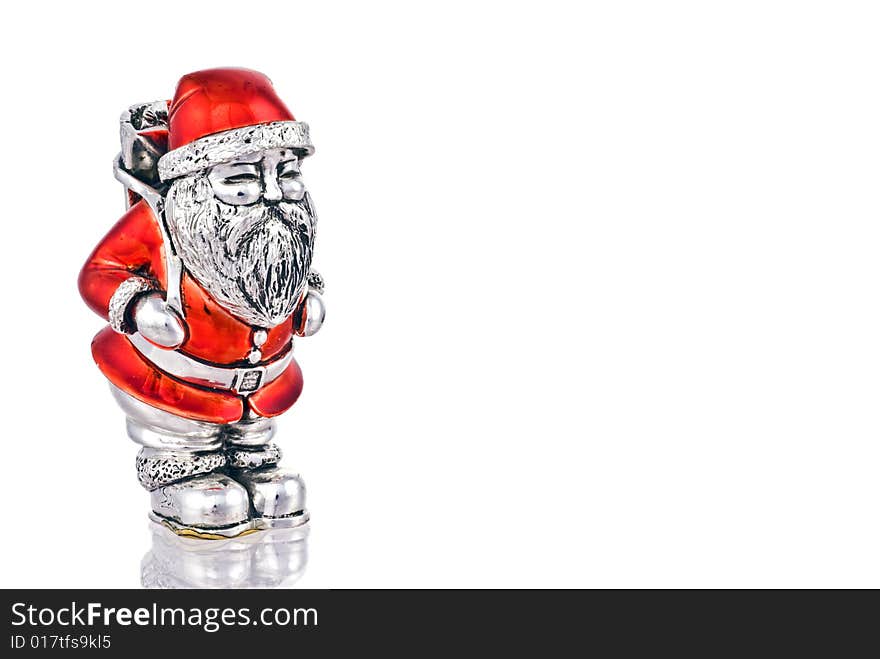 Silver Santa Claus