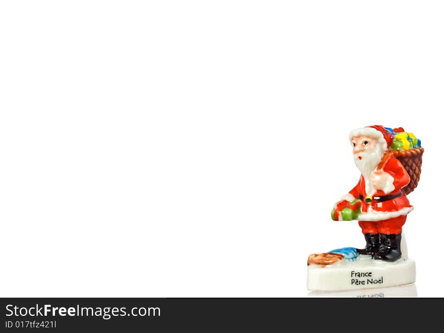 Old Vintage Santa Claus Beans collectible figurine