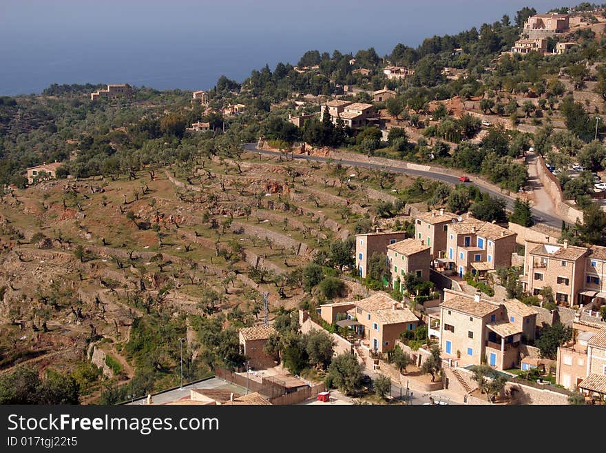 Village in a mountain 3