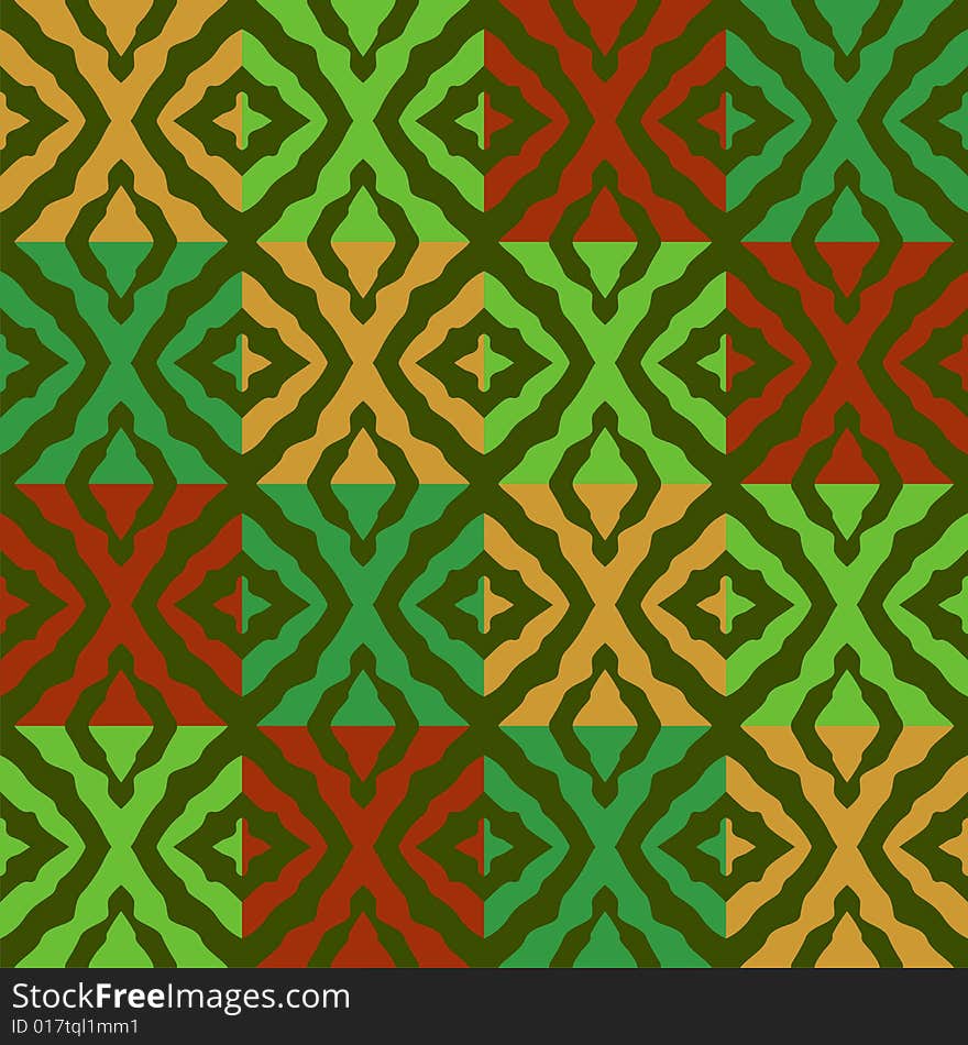 Vector illustration of seamless christmas pattern