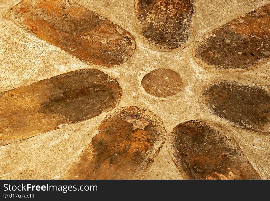 Background shot of old grunge texture potsherds. Background shot of old grunge texture potsherds