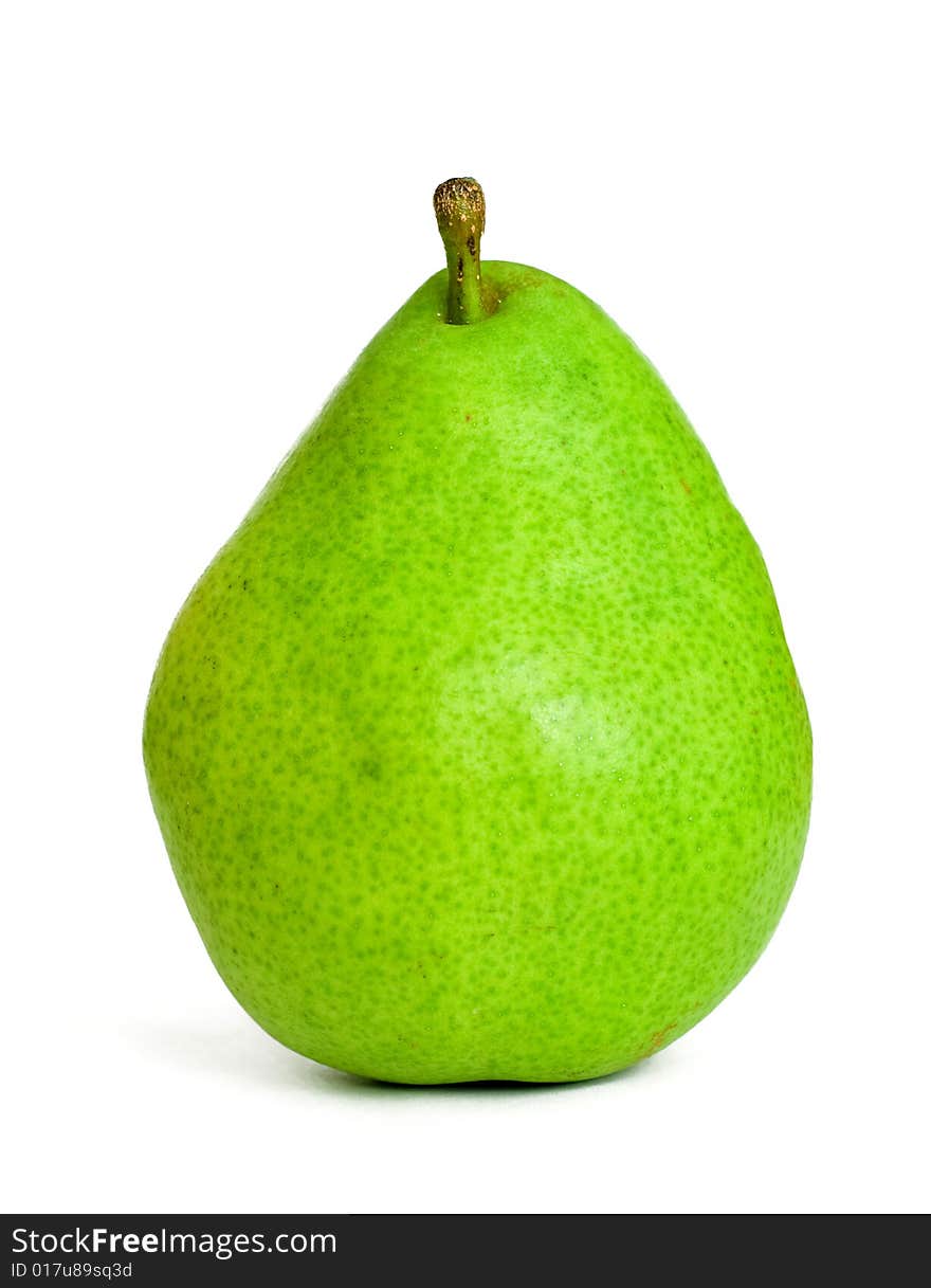 Fresh green pear