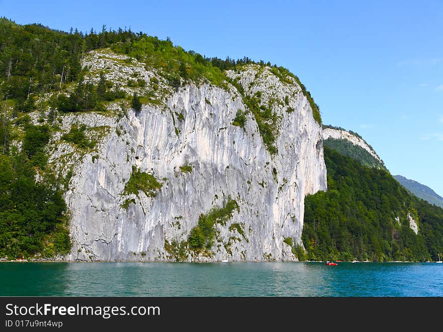 The beautiful countryside around Lake Wolfgang