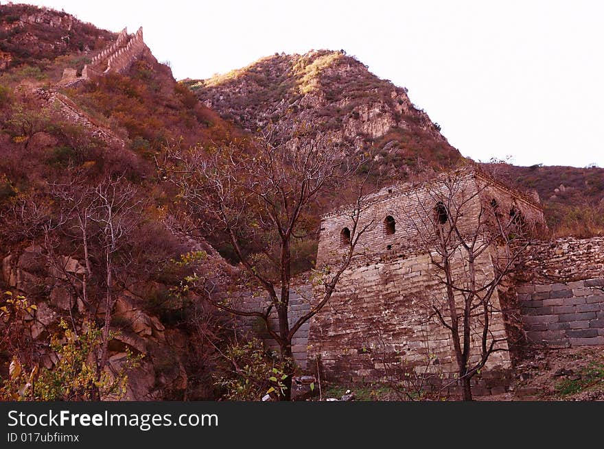 In the north of China, there lies a 6,700-kilometer-long (4,161-mile-long) ancient wall. In the north of China, there lies a 6,700-kilometer-long (4,161-mile-long) ancient wall.