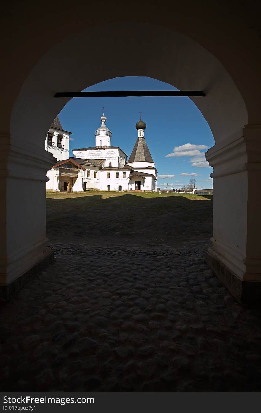 Little monastery in Ferapontovo, Russia